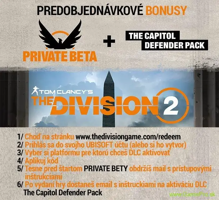 Tom Clancys - The Division 2 CZ (Gold Edition) (Xbox One)