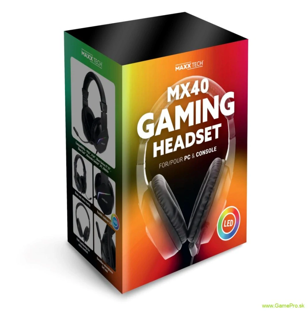 MX40 Gaming Headset LED