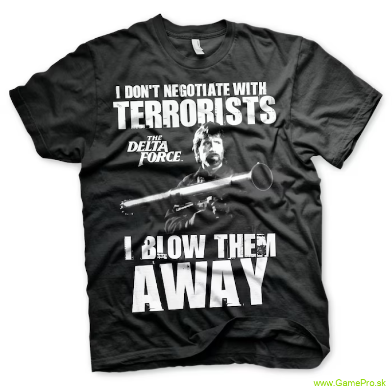Delta Force - Chuck Norris I Blow Terrorists Away (tričko)