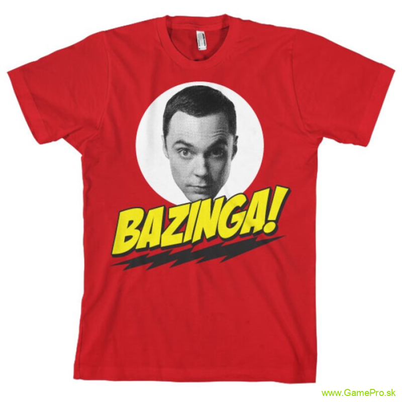 Big Bang Theory - Bazinga Sheldons Head (tričko)