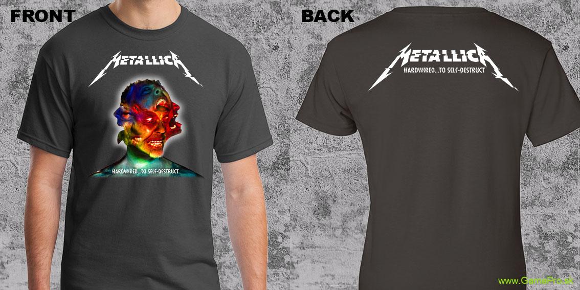 Metallica - Hardwired to Self Destruct (Anthracite) (tričko)