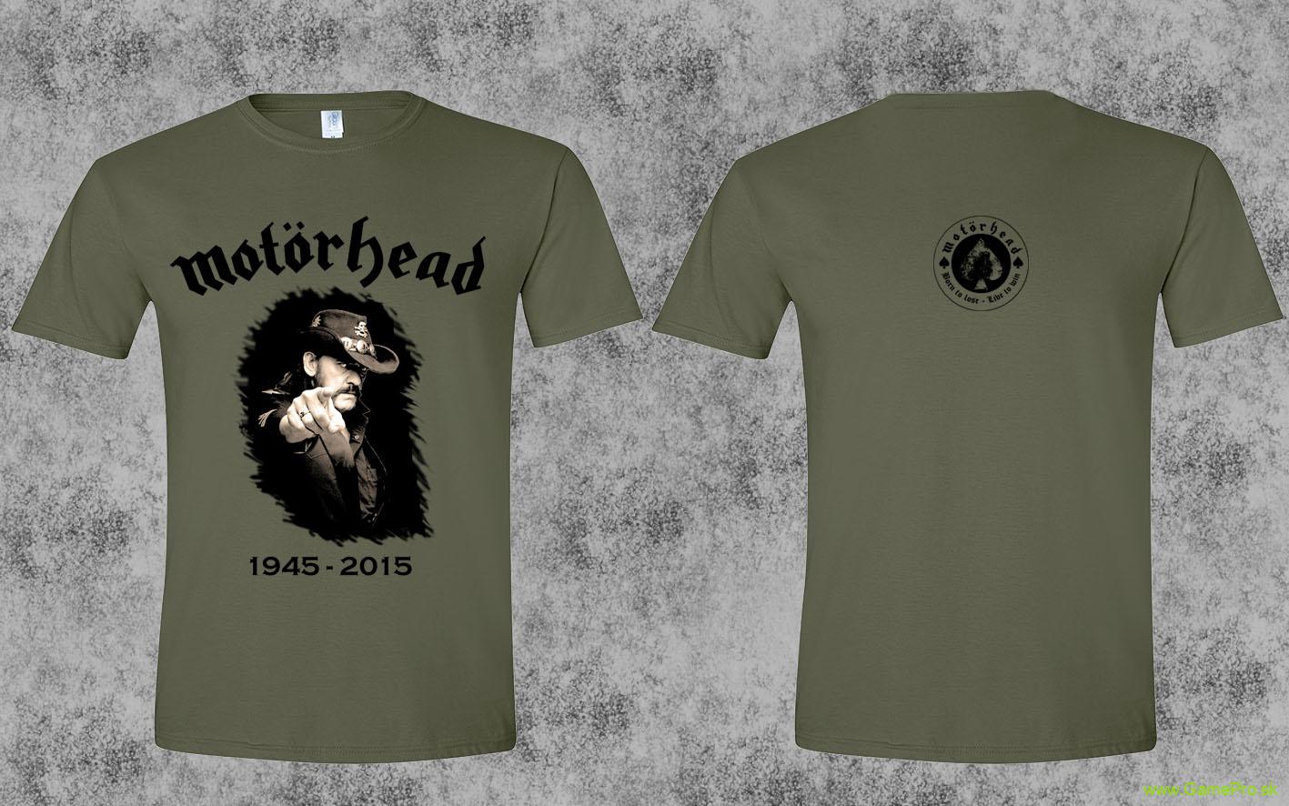 Motorhead - 1945 - 2015 (Anthracite) (tričko)
