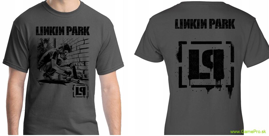 Linkin Park - Street Stencil (Anthracite) (tričko)