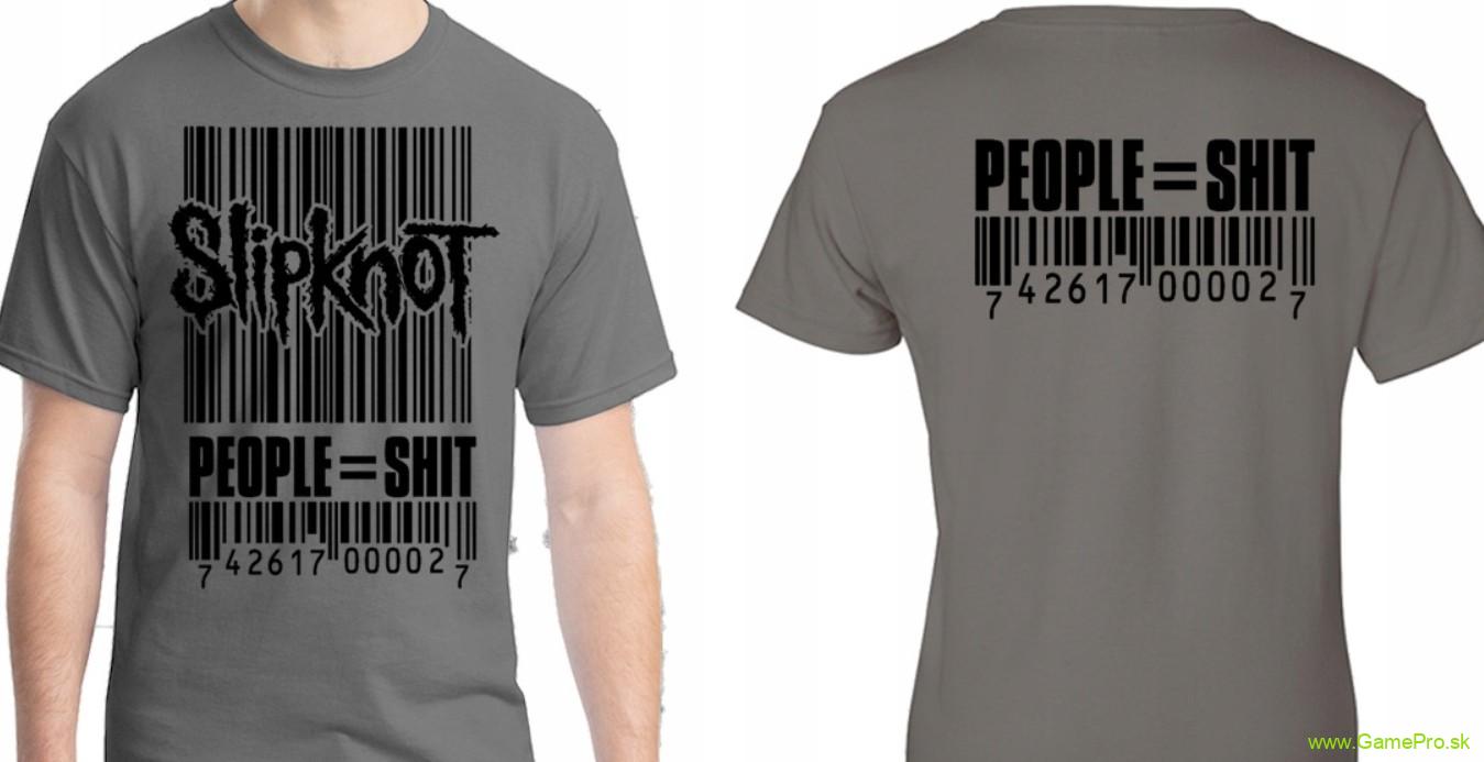 Slipknot - People = Shit (Anthracite) (tričko)
