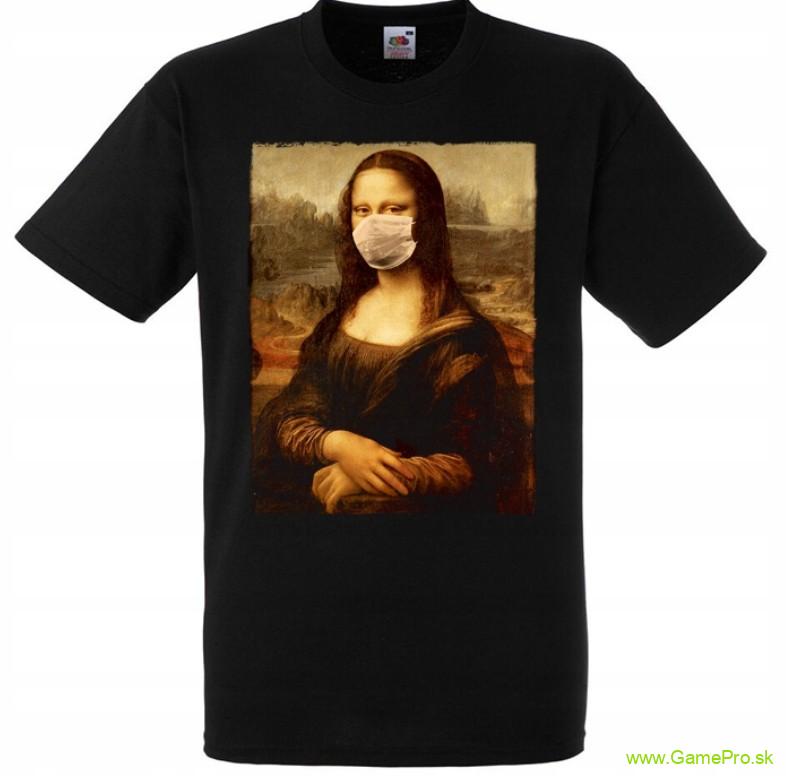 Art Icons Collection - Mona Lisa Mask (tričko)