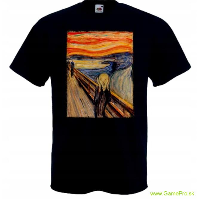 Art Icons Collection - Edvard Munch - Krik (tričko)
