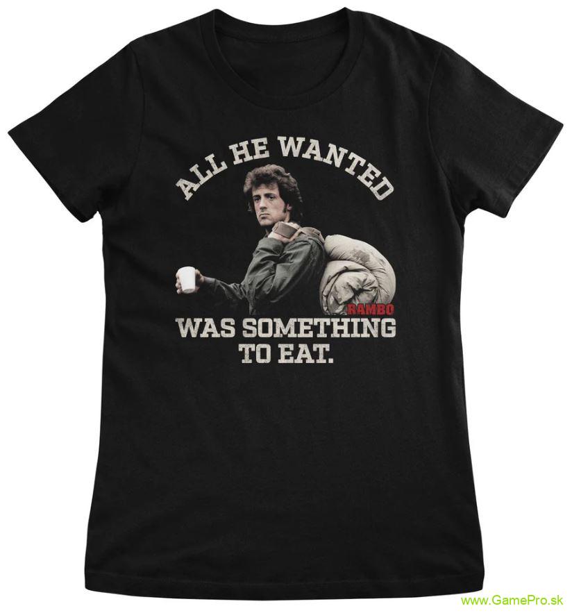 Rambo - Something To Eat (dámske tričko)