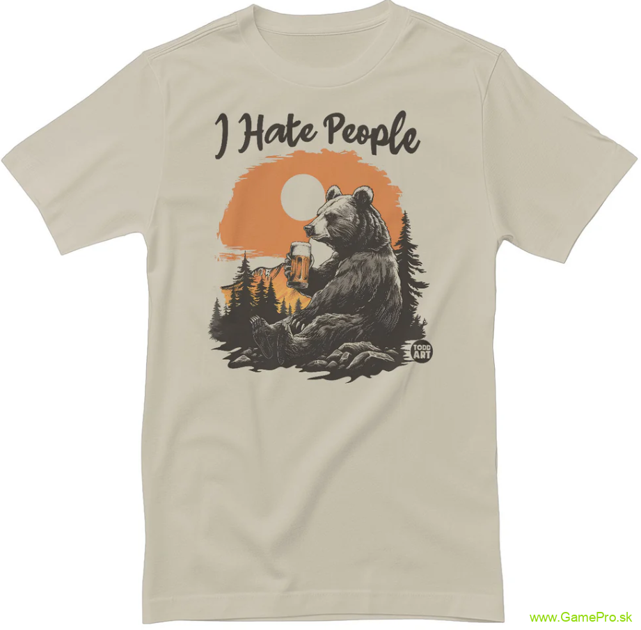 Todd Art - I Hate People (tričko)
