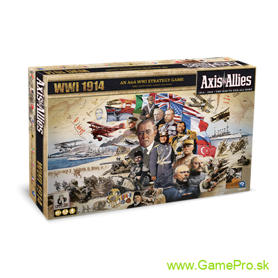 Avalon Hill stolová hra Axis and Allies WWI 1914 (English Version)
