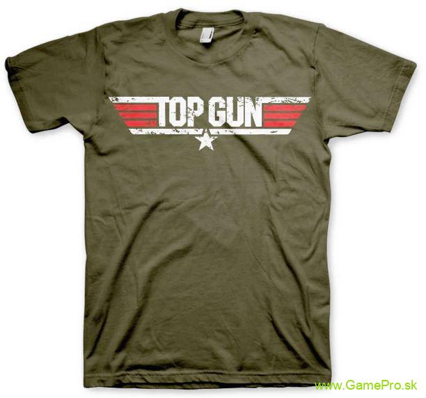 Top Gun - Distressed Logo (tričko)
