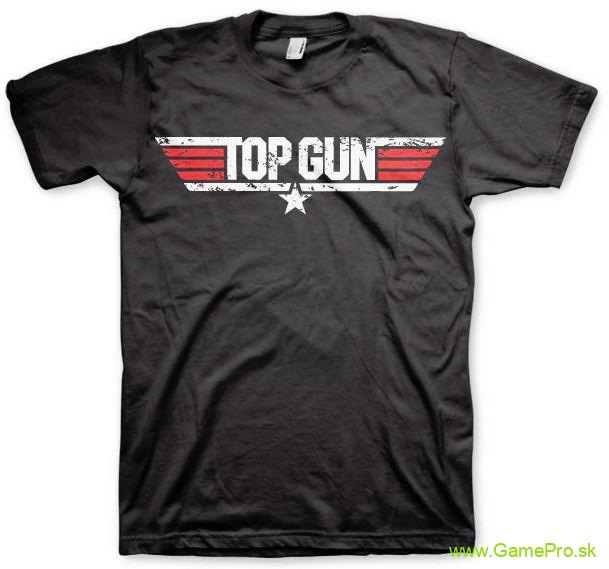 Top Gun - Distressed Logo (tričko)