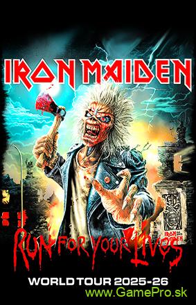 Iron Maiden - Run For Your Lives World Tour 2025–26 (vlajka)
