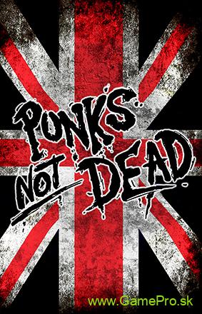 Punks Not Dead - GB Flag (vlajka)