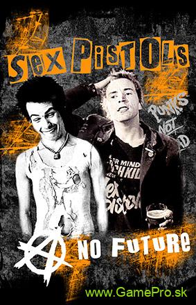 Sex Pistols - No Future (vlajka)