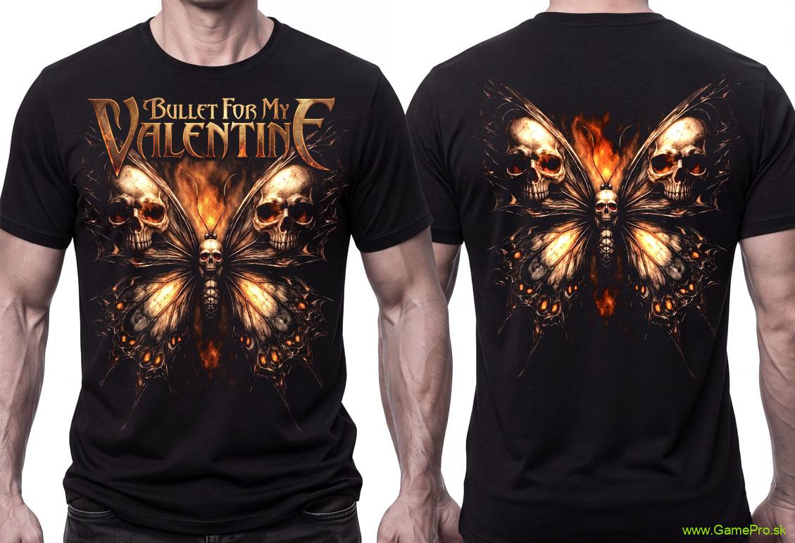Bullet For My Valentine - Skull Butterfly (tričko)