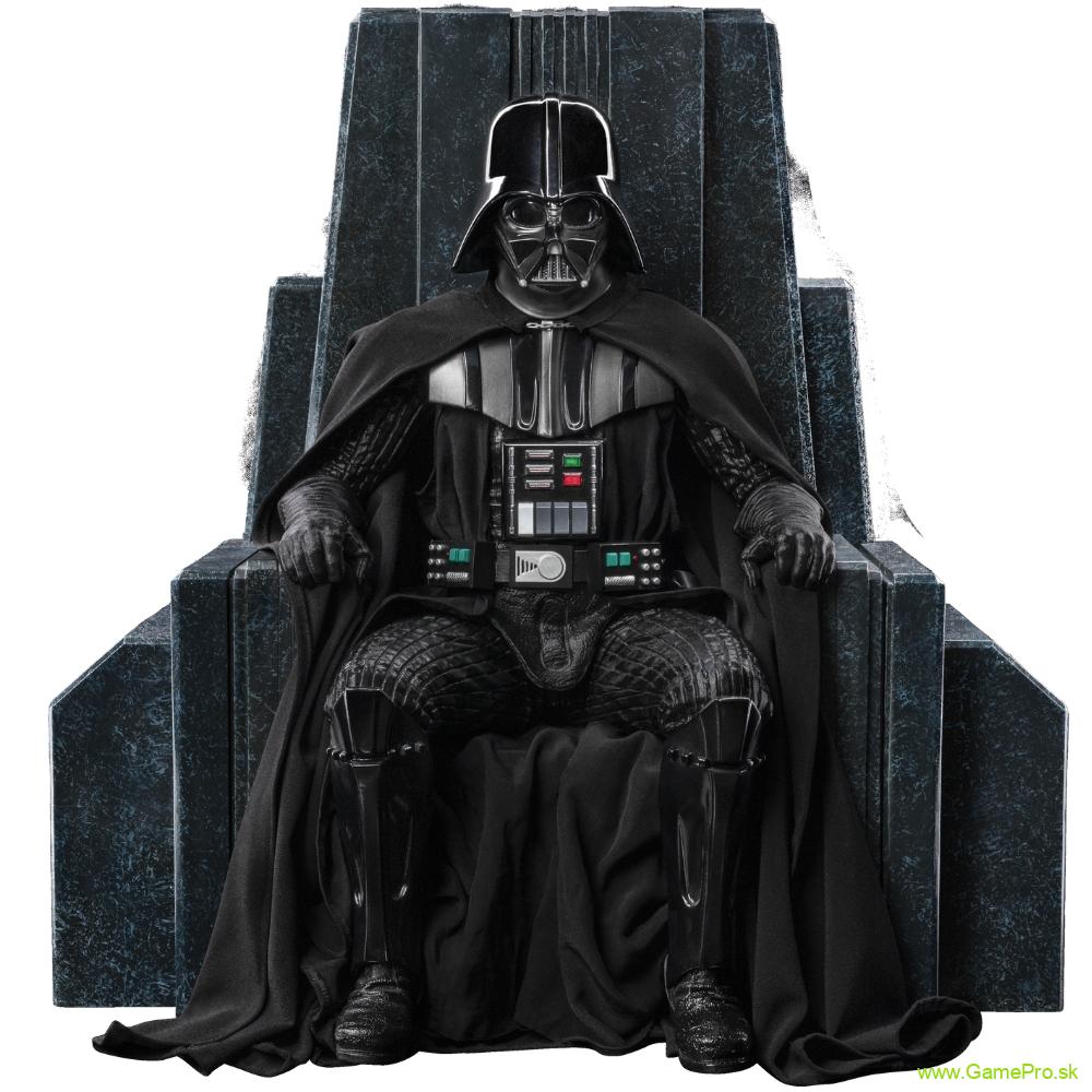 Star Wars Art Scale socha 1/10 Darth Vader on Throne 18 cm