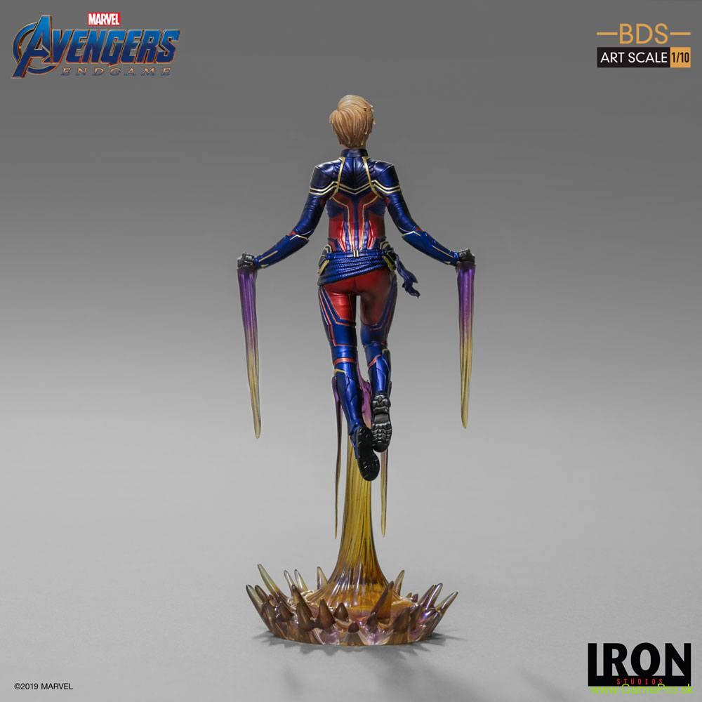 Avengers Endgame BDS Art Scale socha 1/10 Captain Marvel 26 cm