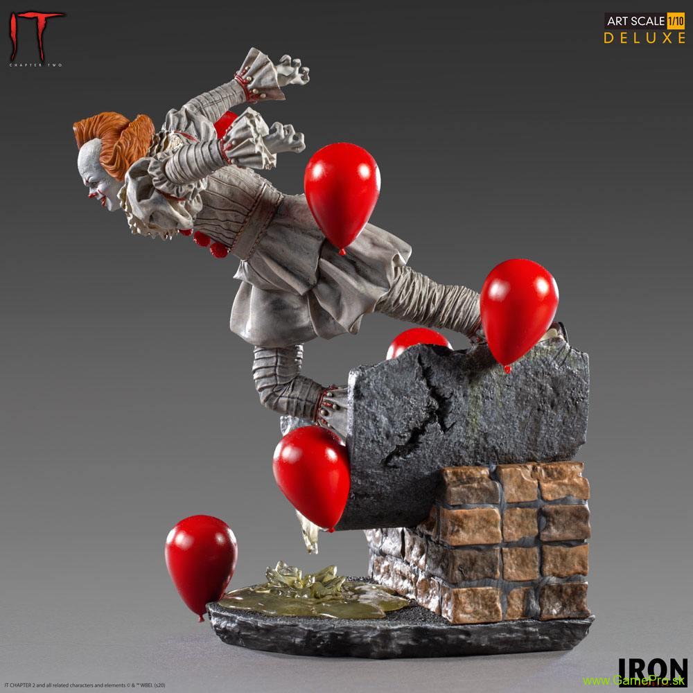 It Chapter Two Deluxe Art Scale socha 1/10 Pennywise 21 cm