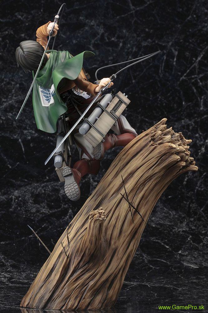 Attack on Titan ARTFXJ socha 1/8 Levi Renewal Package Ver. 28 cm