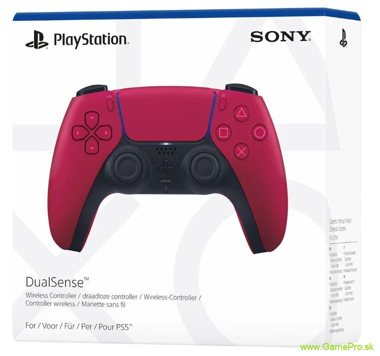 PlayStation 5 DualSense Wireless Controller (Cosmic Red)