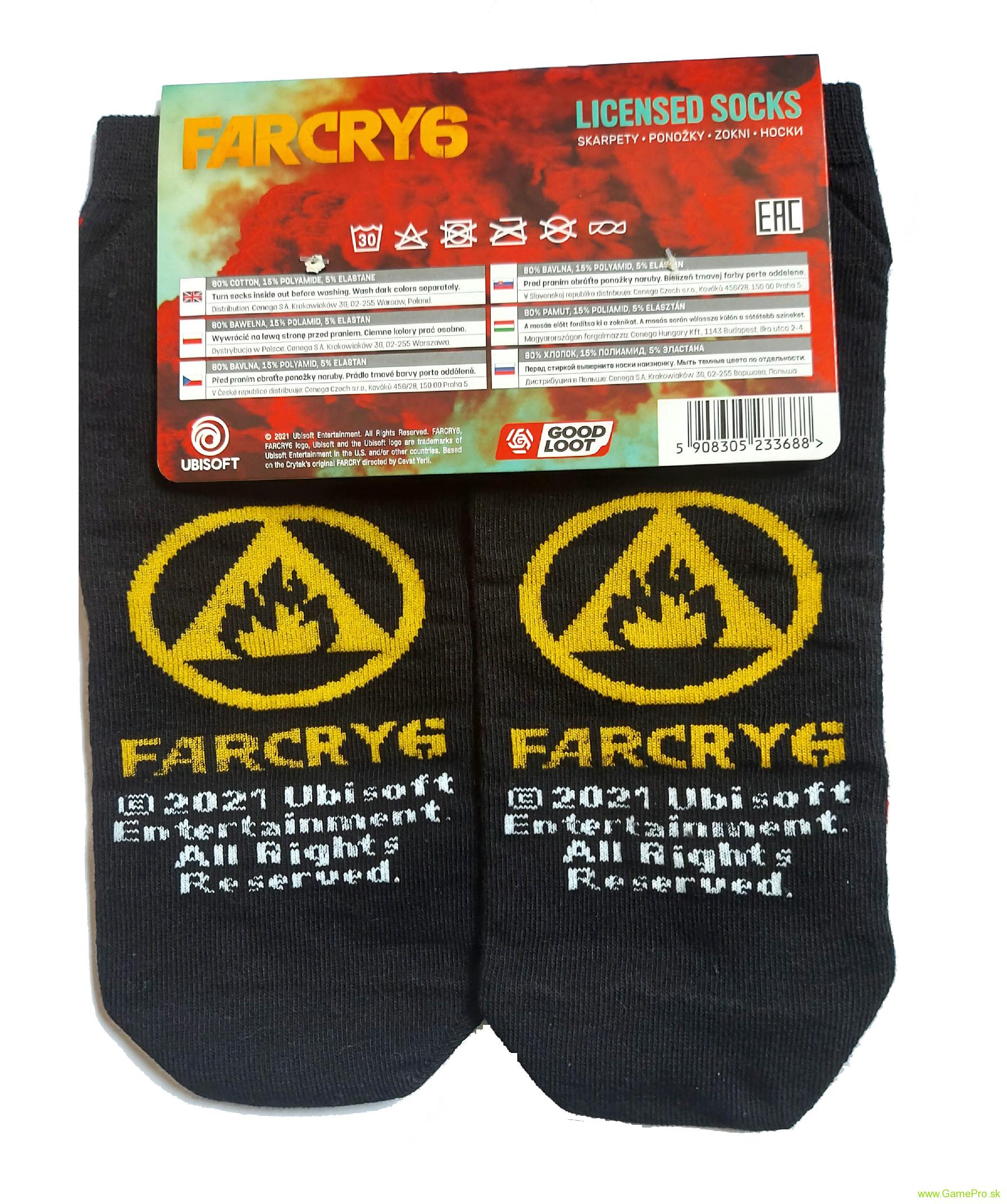 Far Cry 6 ponožky Flame