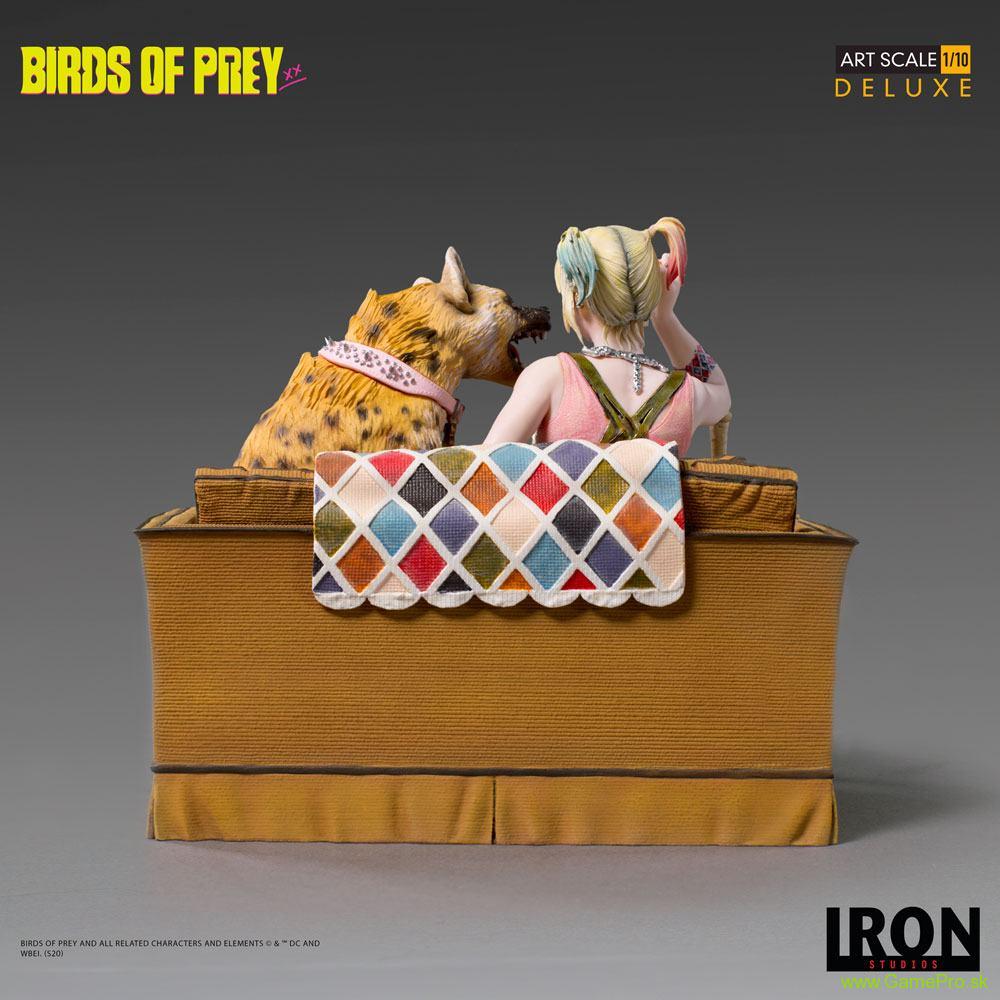 Birds of Prey Deluxe Art Scale socha 1/10 Harley Quinn and Bruce 13 cm