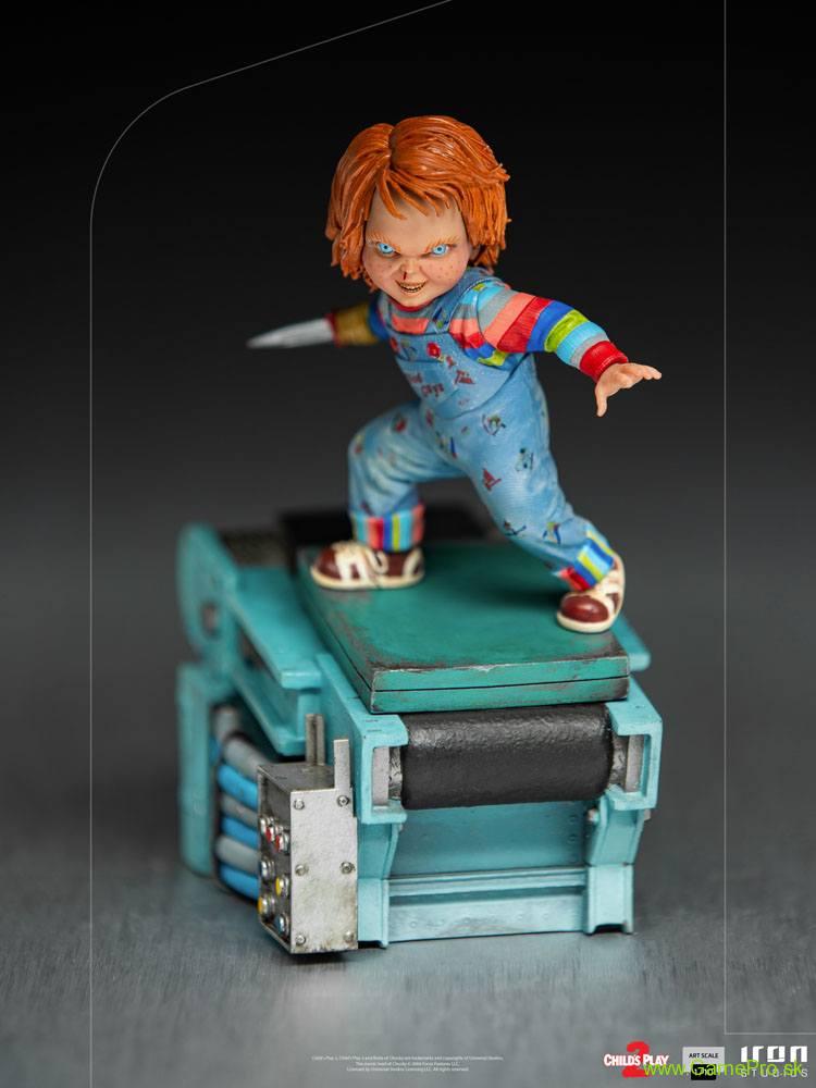 Childs Play 2 Art Scale socha 1/10 Chucky 15 cm