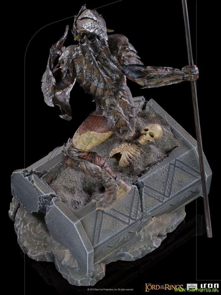 Lord Of The Rings BDS Art Scale socha 1/10 Armored Orc 20 cm