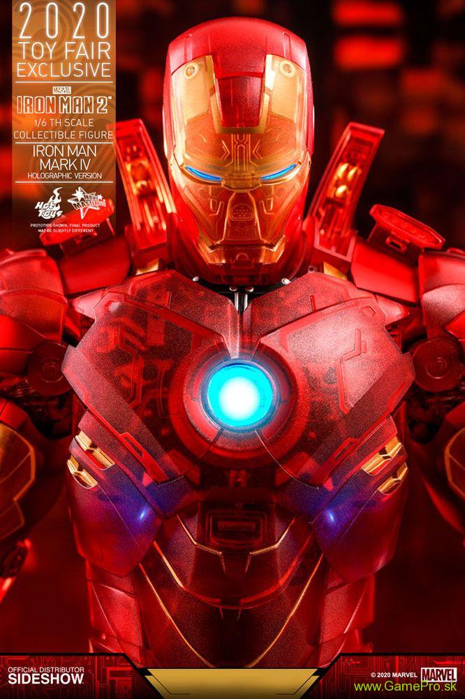 Iron Man 2 MM akčná figúrka 1/6 Iron Man Mark IV (Holographic Version) 2020 Toy Fair Exclusive 30 cm