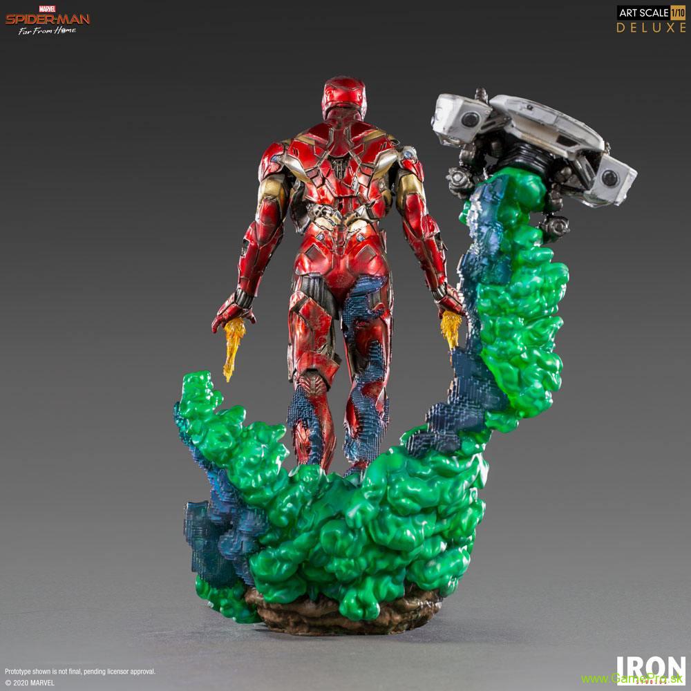 Spider-Man Far From Home BDS Art Scale Deluxe socha 1/10 Iron Man Illusion 21 cm