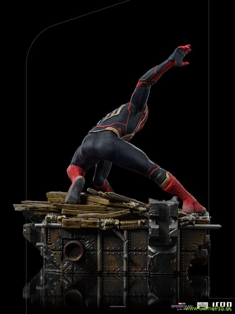 Spider-Man - No Way Home BDS Art Scale Deluxe socha 1/10 Spider-Man Peter 1 19 cm