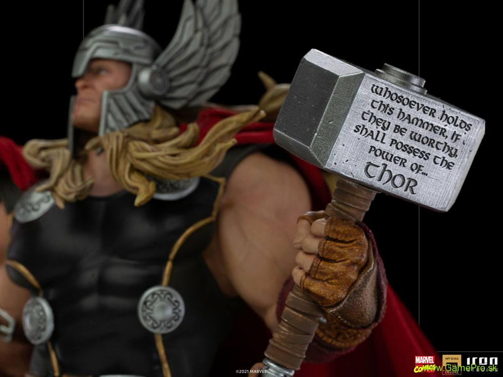 Marvel Comics Deluxe Art Scale socha 1/10 Thor Unleashed 28 cm