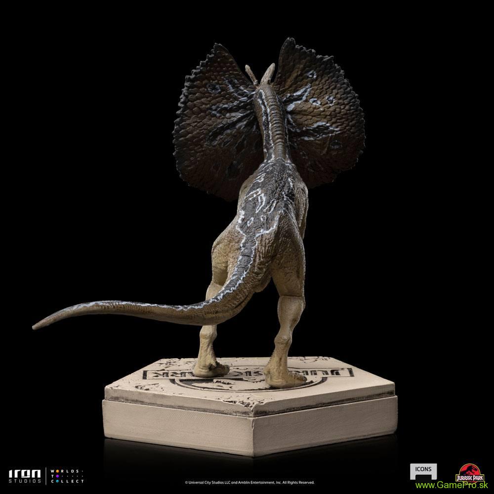 Jurassic World Icons socha Dilophosaurus 9 cm
