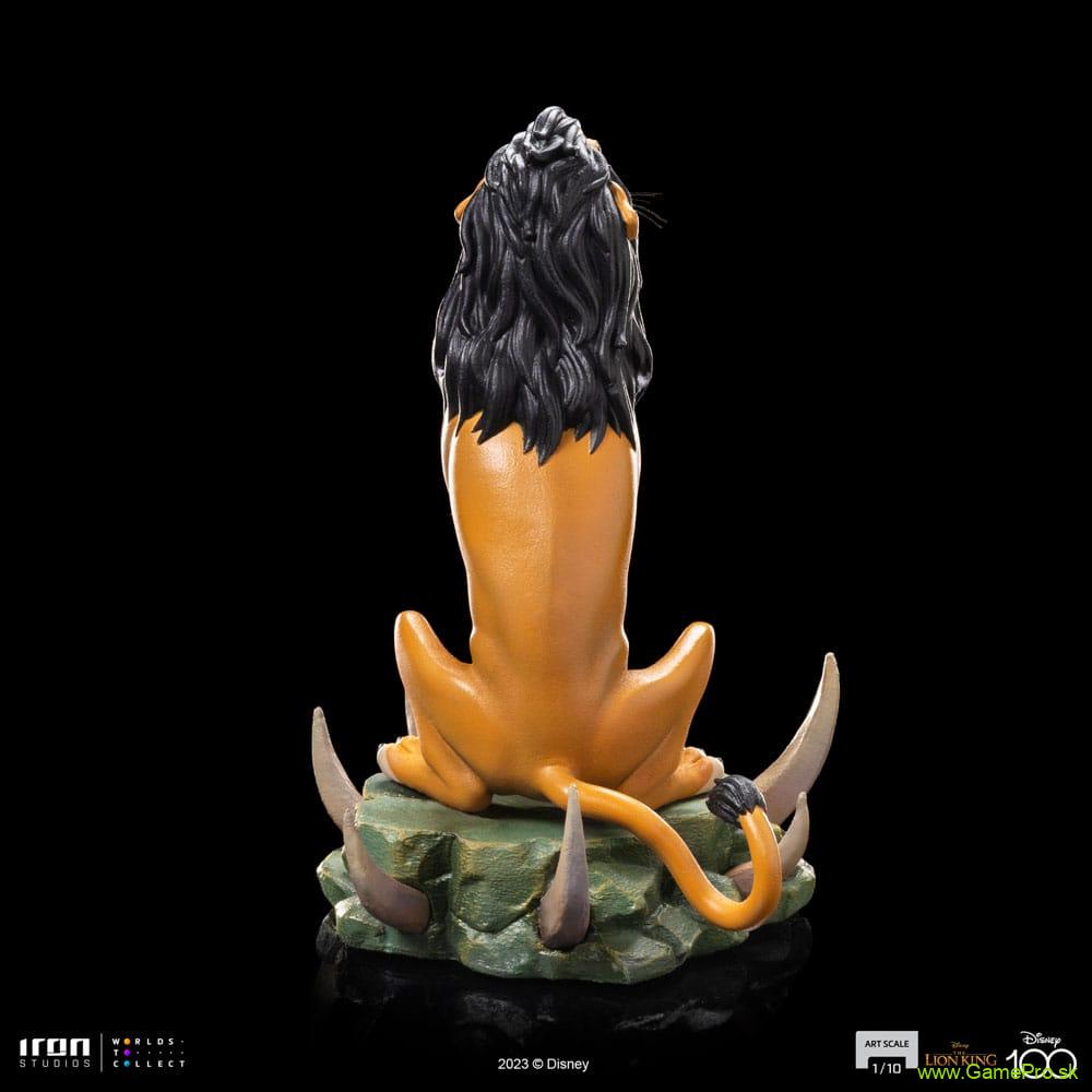 Lion King Art Scale socha 1/10 Scar Regular 16 cm