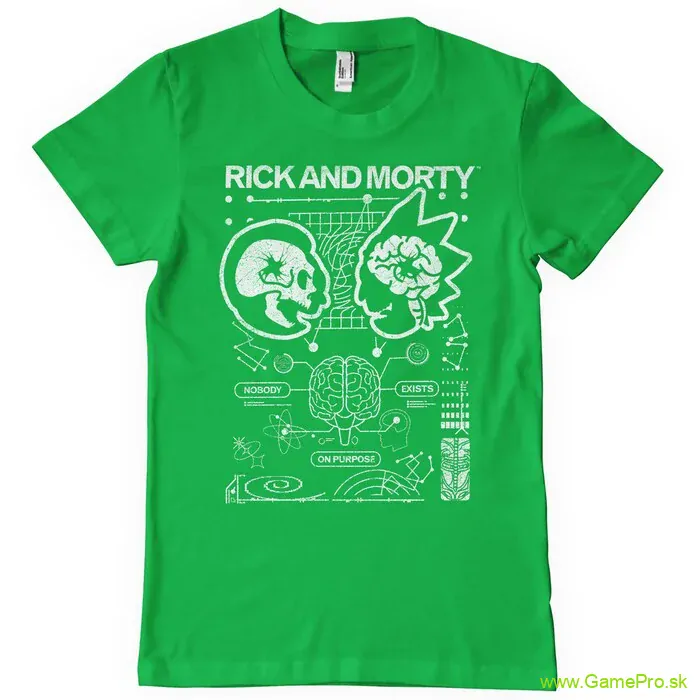 Rick And Morty Nobody Exists On Purpuse (T-Shirt)