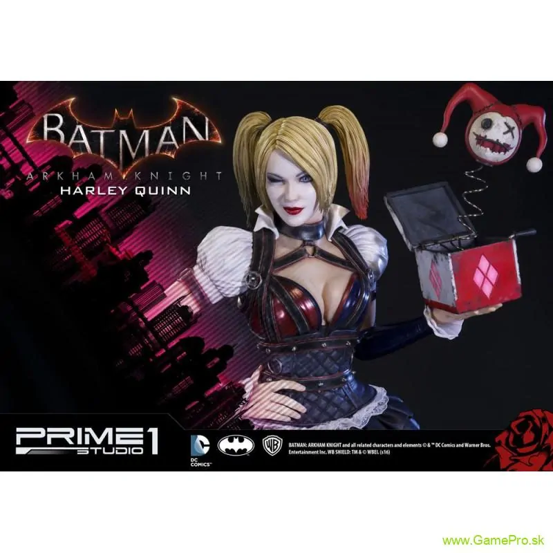 Batman Arkham Knight 1/3 socha Harley Quinn 73 cm
