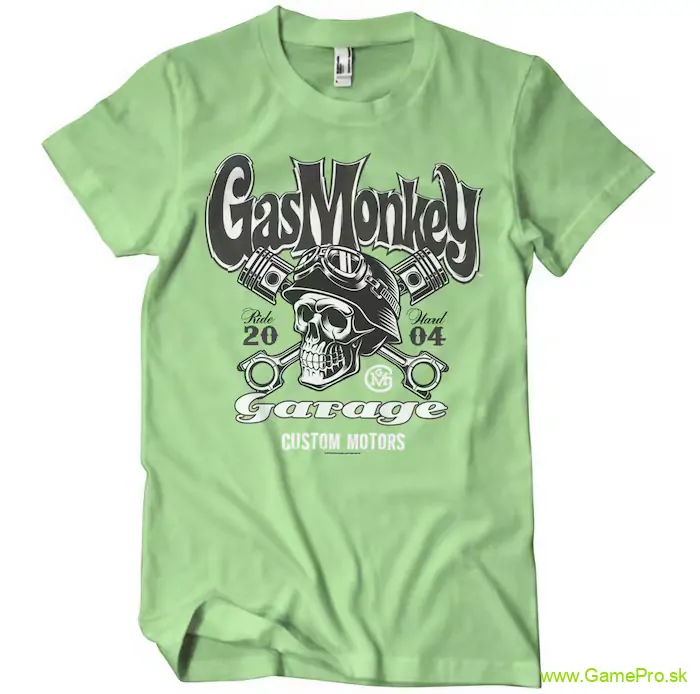 Gas Monkey Garage Custom Motors Skull (T-Shirt)