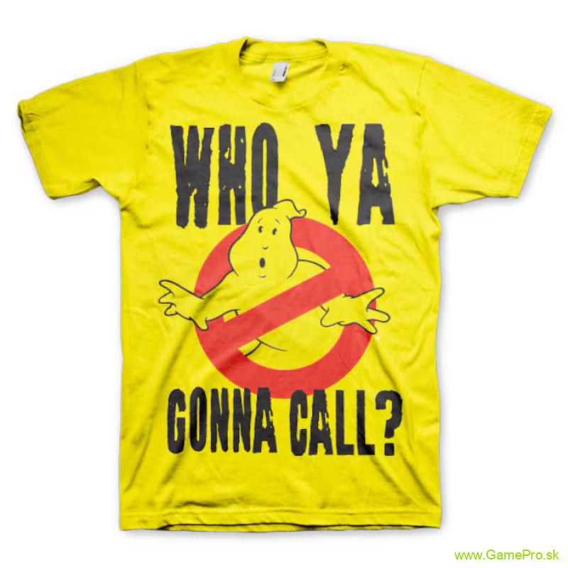 Ghostbusters Who Ya Gonna Call (tričko)