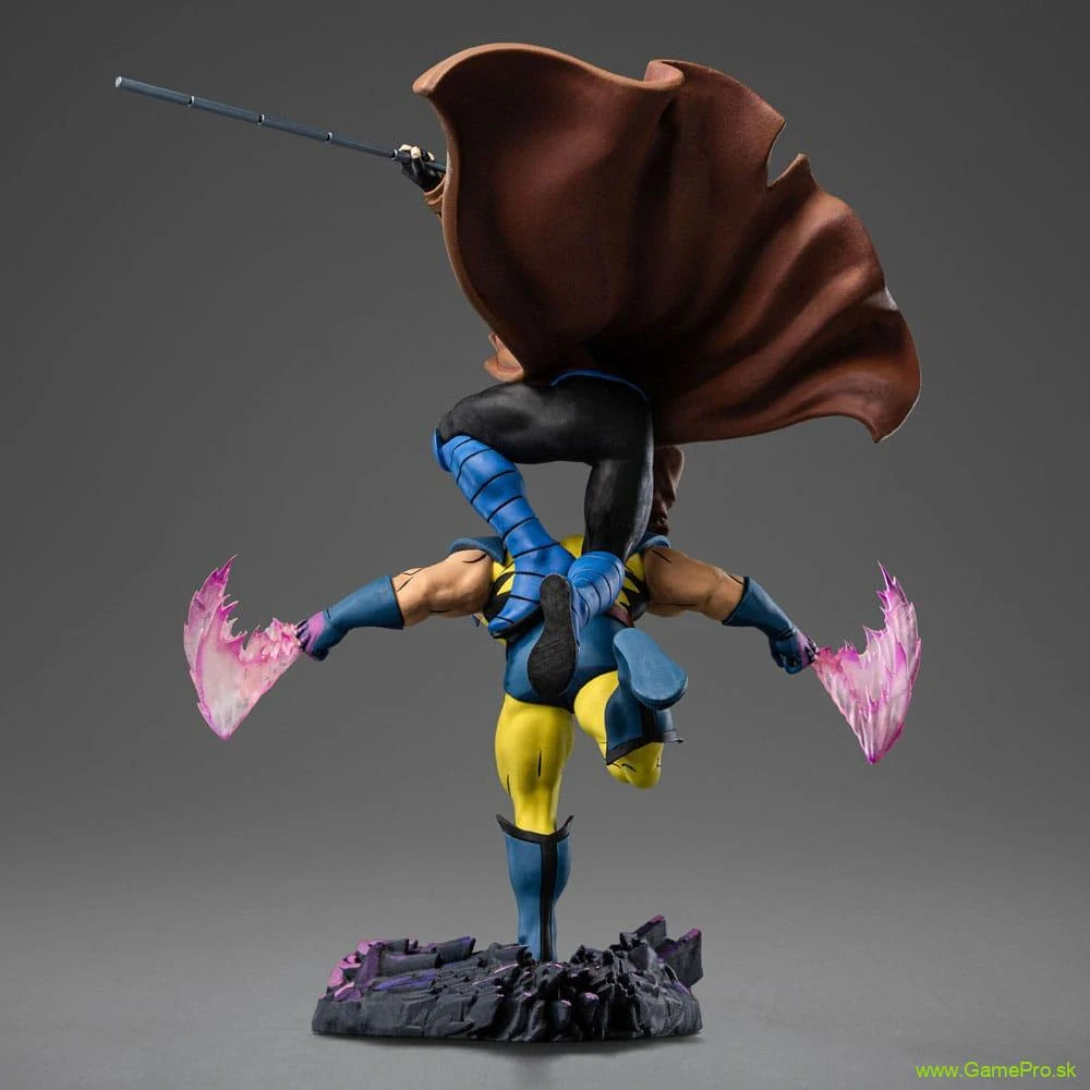Marvel Deluxe Art Scale socha 1/10 X-Men 97 Gambit and Wolverine 29 cm