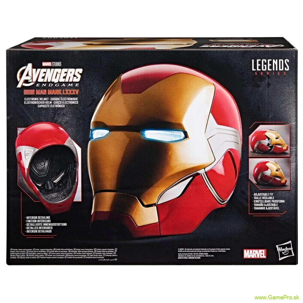 Avengers Endgame Marvel Legends Series Electronic Helmet Iron Man Mark LXXXV