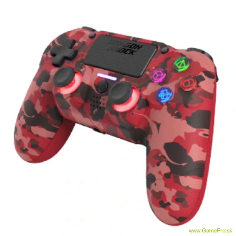 Dragonshock Mizar Wireless Controller Red Camo (PS4/PC)