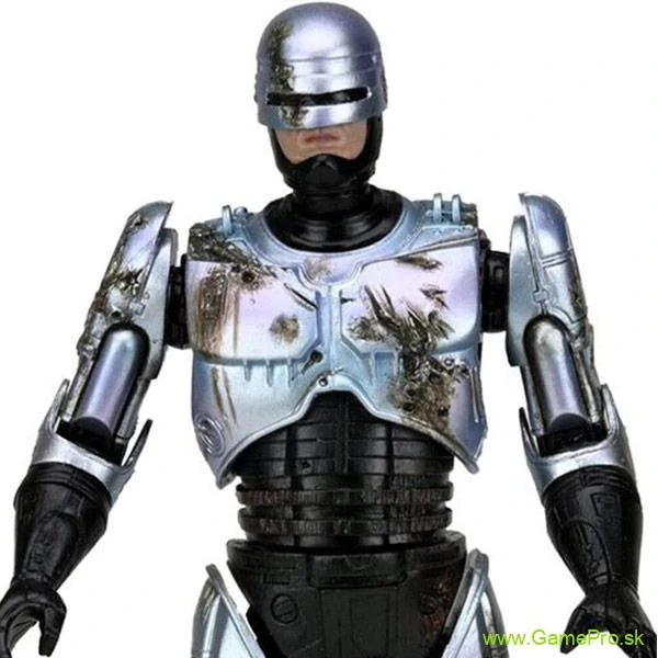 RoboCop akčná figúrka Ultimate Battle Damaged RoboCop with Chair 18 cm