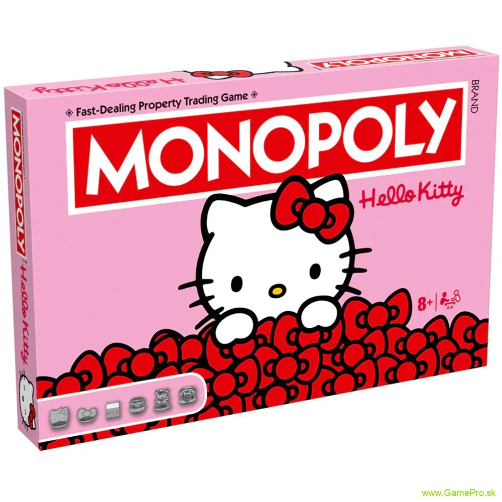 Hello Kitty stolová hra Monopoly (English Version)