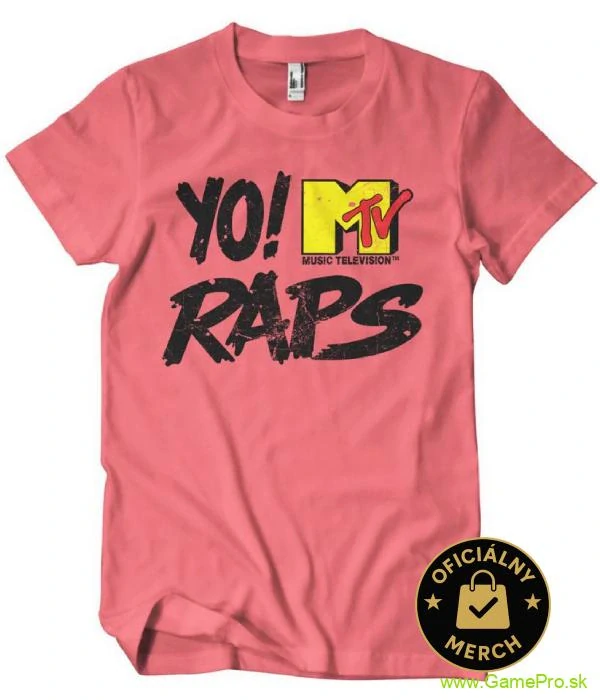MTV Yo! Raps Distressed Logo (tričko)