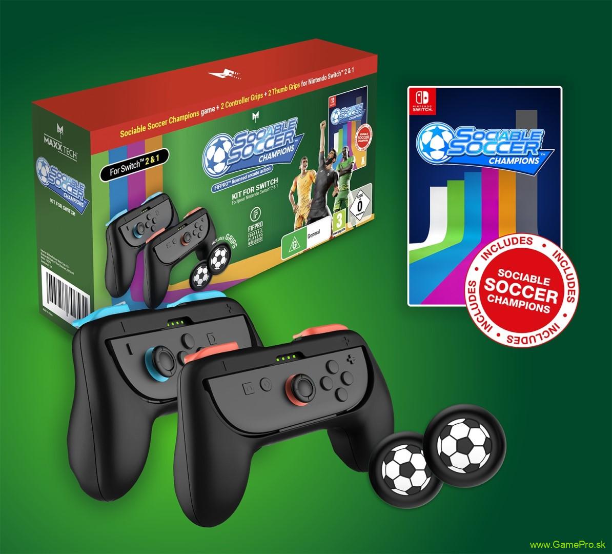 Sociable Soccer Champions Kit for Nintendo Switch 1 / 2
