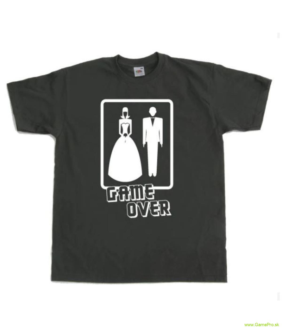 Wedding - Game Over! (tričko)