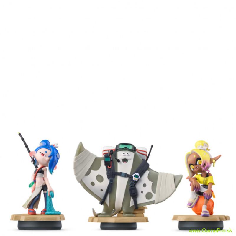 amiibo Splatoon Raiders Shiver, Frye and Big Man