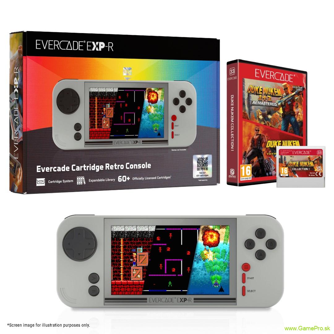 Evercade EXP-R herná konzola + Duke Nukem Collection