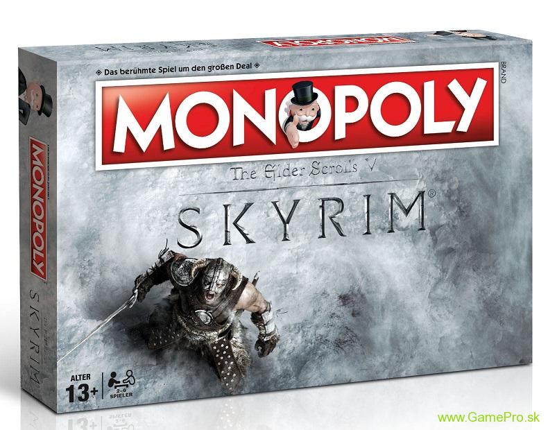 Elder Scrolls 5 Skyrim stolová hra Monopoly  (German Version)