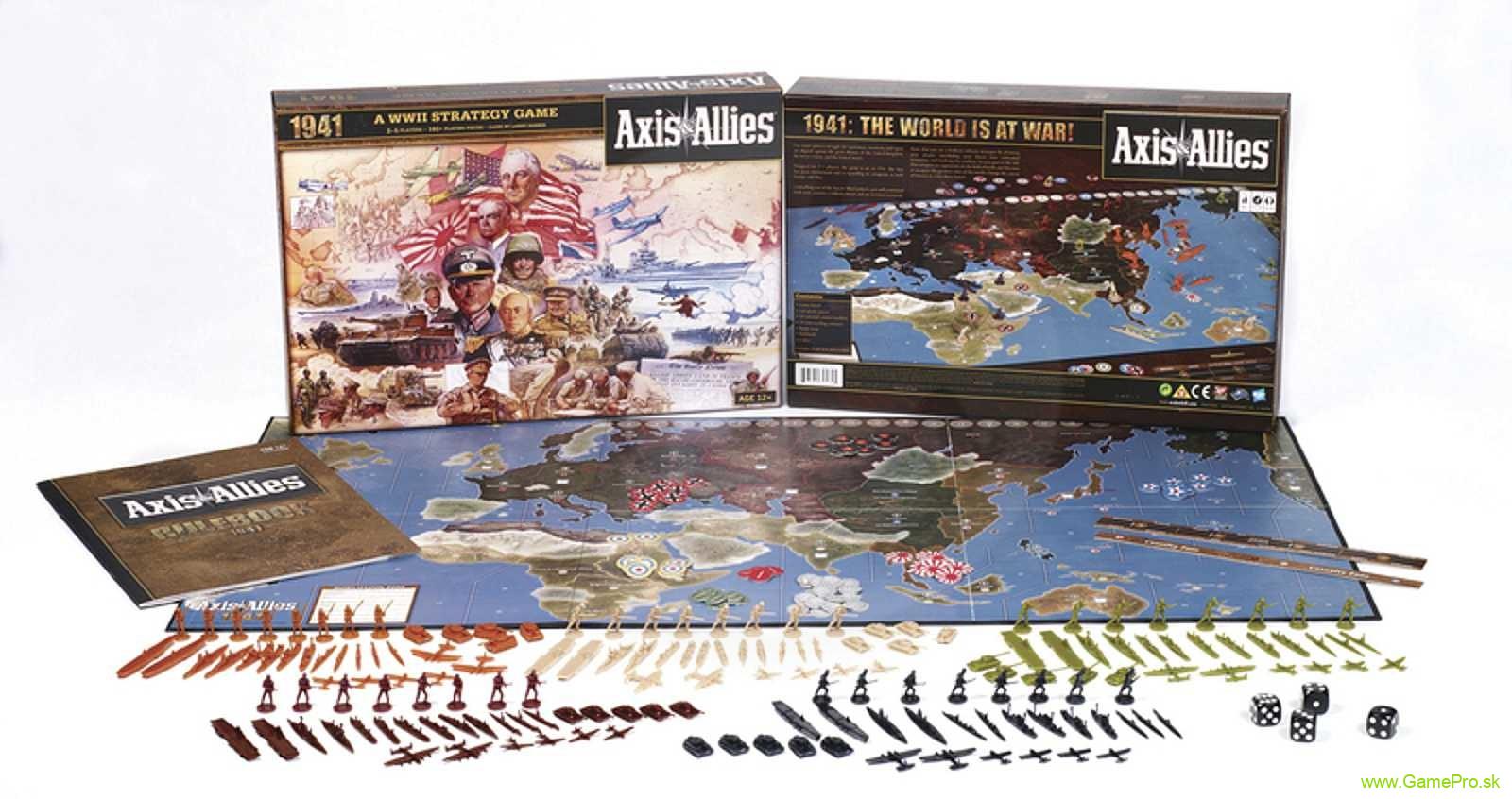 Avalon Hill stolová hra Axis and Allies 1941 (English Version)